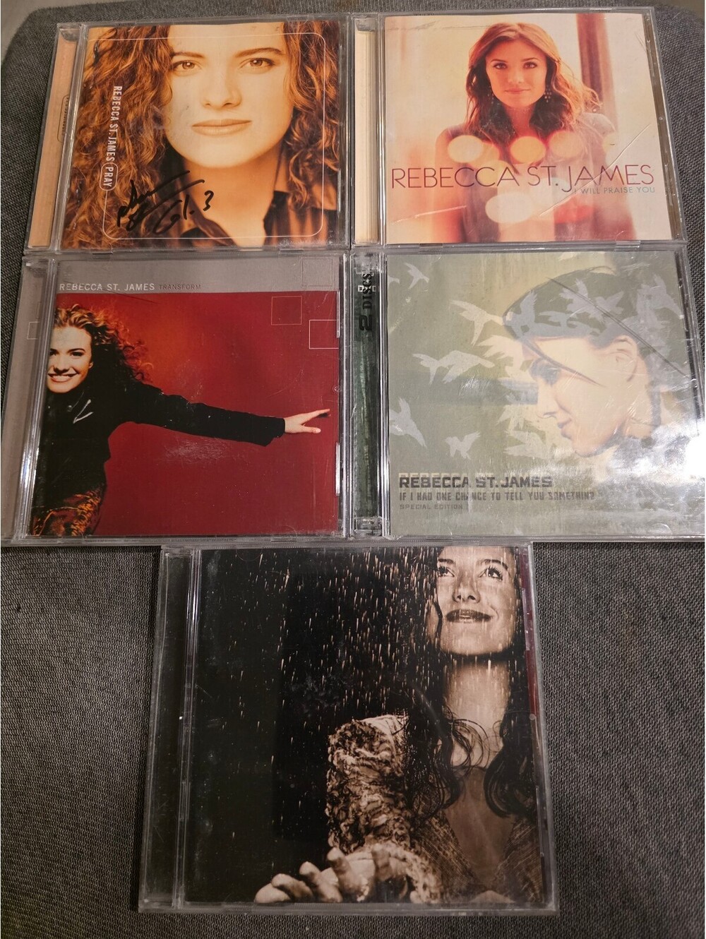 Set of 5 CDs - Rebecca st. James - Christian prayer music